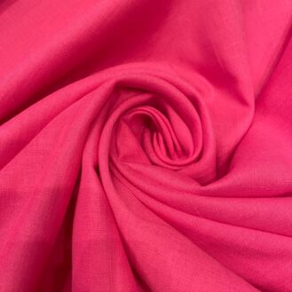 Tecido Cambraia De Algodão Rosa Pink