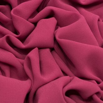 Tecido Musseline Toque de Seda Rosa Framboesa