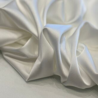 Tecido Cetim Gloss Off White