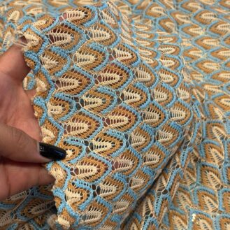Tecido Tricot Escarpa Azul