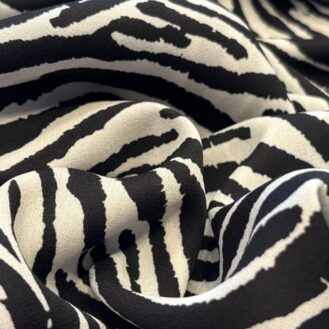 Tecido Crepe GGT Estampa Zebra
