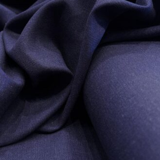 Tecido Linho Misto com Elastano Azul Marinho