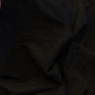 Tecido Malha Lurex Paris Preto