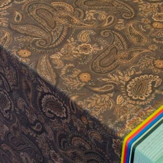 Tecido Tule de Malha Estampa Paisley