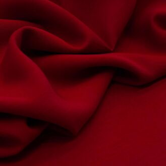 Tecido Tencel Maquinetado Vermelho Rubi