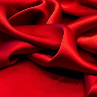 Tecido Crepe Acetinado Grenele Vermelho