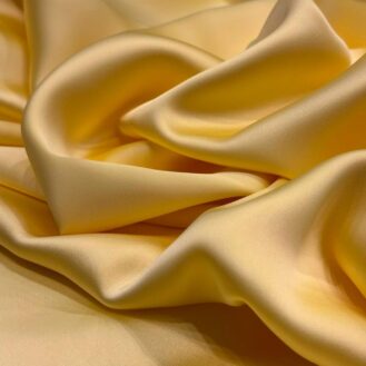 Tecido Crepe Acetinado Grenele Amarelo Manteiga
